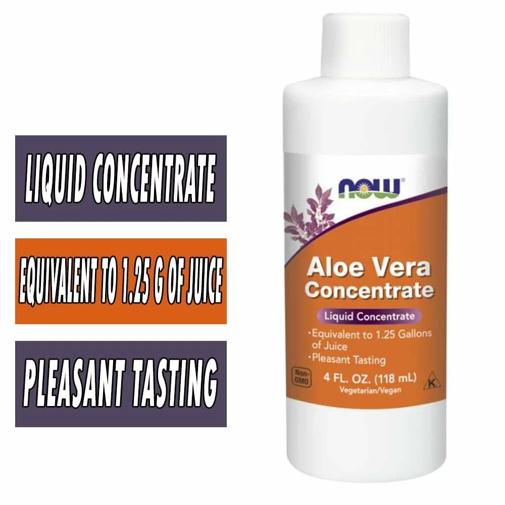 NOW Aloe Vera Concentrate - 4 fl oz