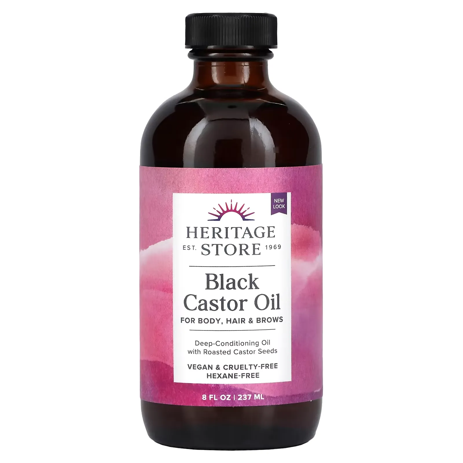 Black Castor Oil, 8 fl oz (237 ml)