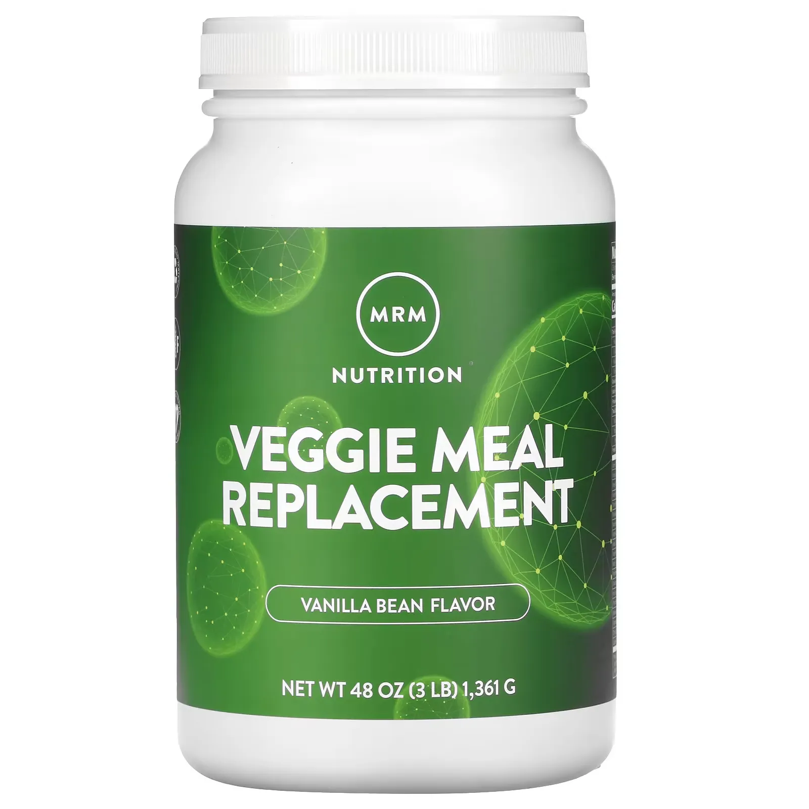 Veggie Meal Replacement, Vanilla Bean, 3 lbs (1,361 g)