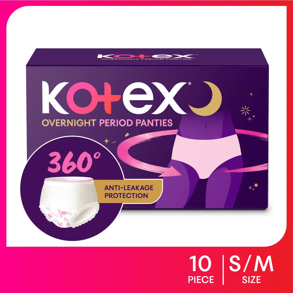 Kotex Overnight Period Panties (Small/Medium Size)