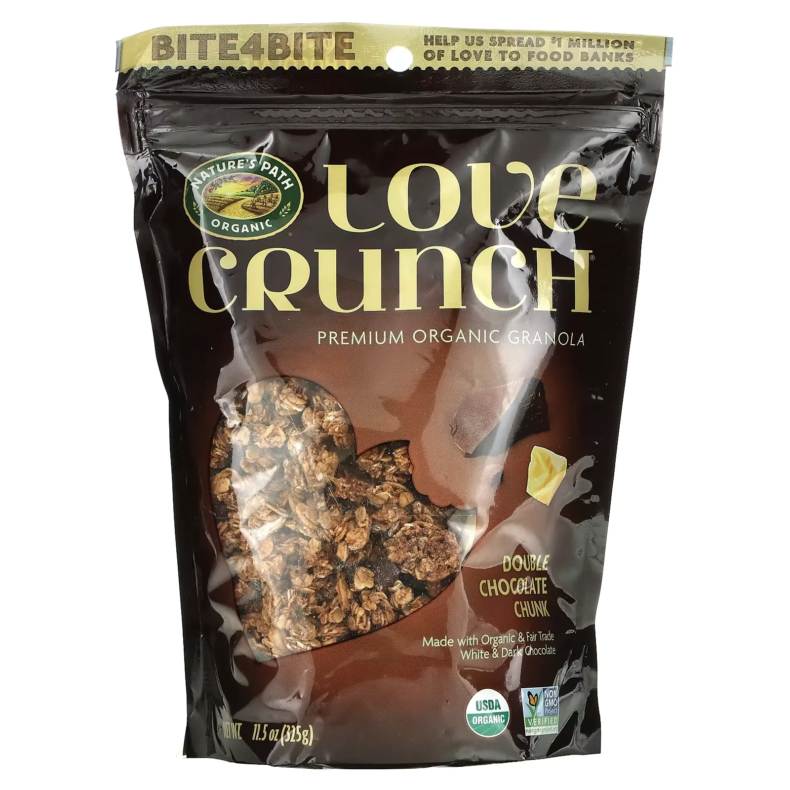 Love Crunch, Premium Organic Granola, Double Chocolate Chunk, 11.5 oz (325 g)