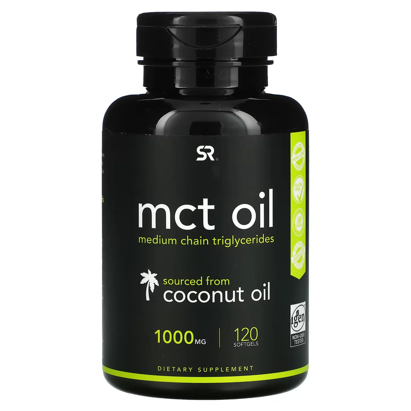 MCT Oil, 1,000 mg, 120 Softgels