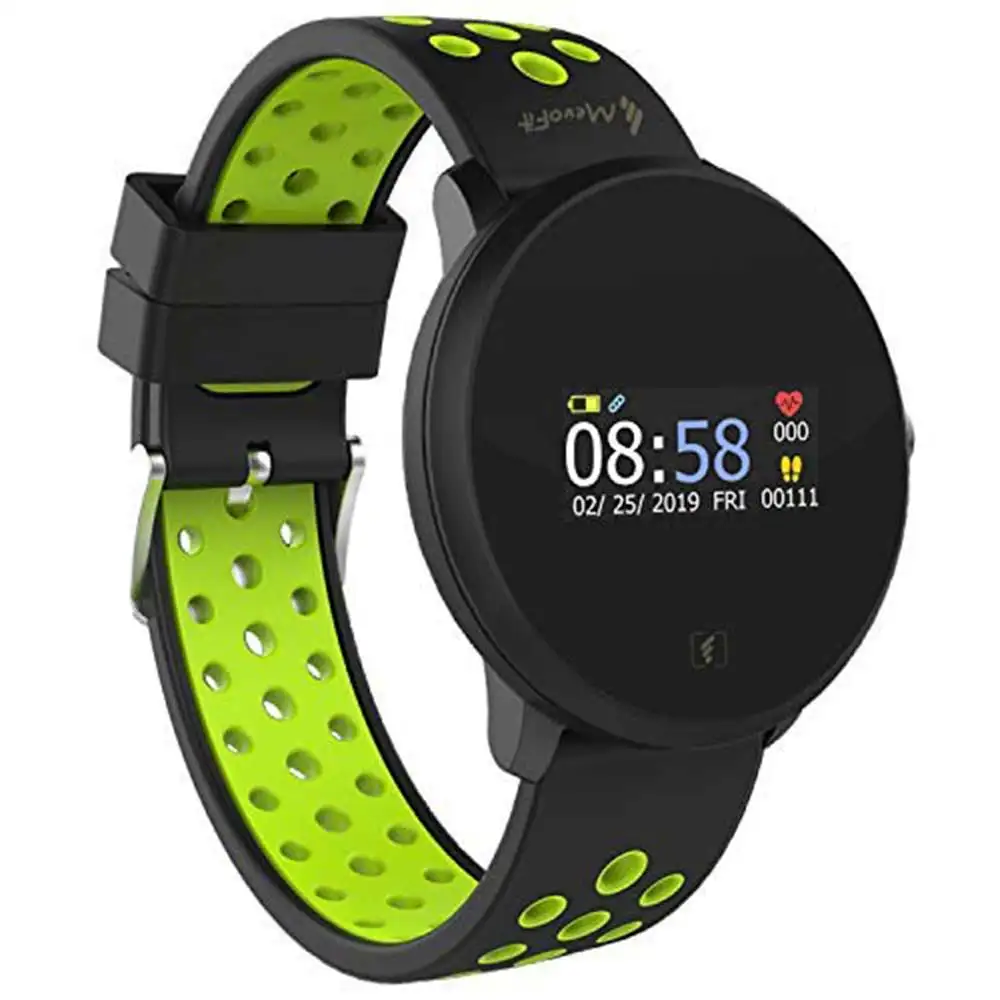 MevoFit Race Dive Smartwatch,  Black & Green