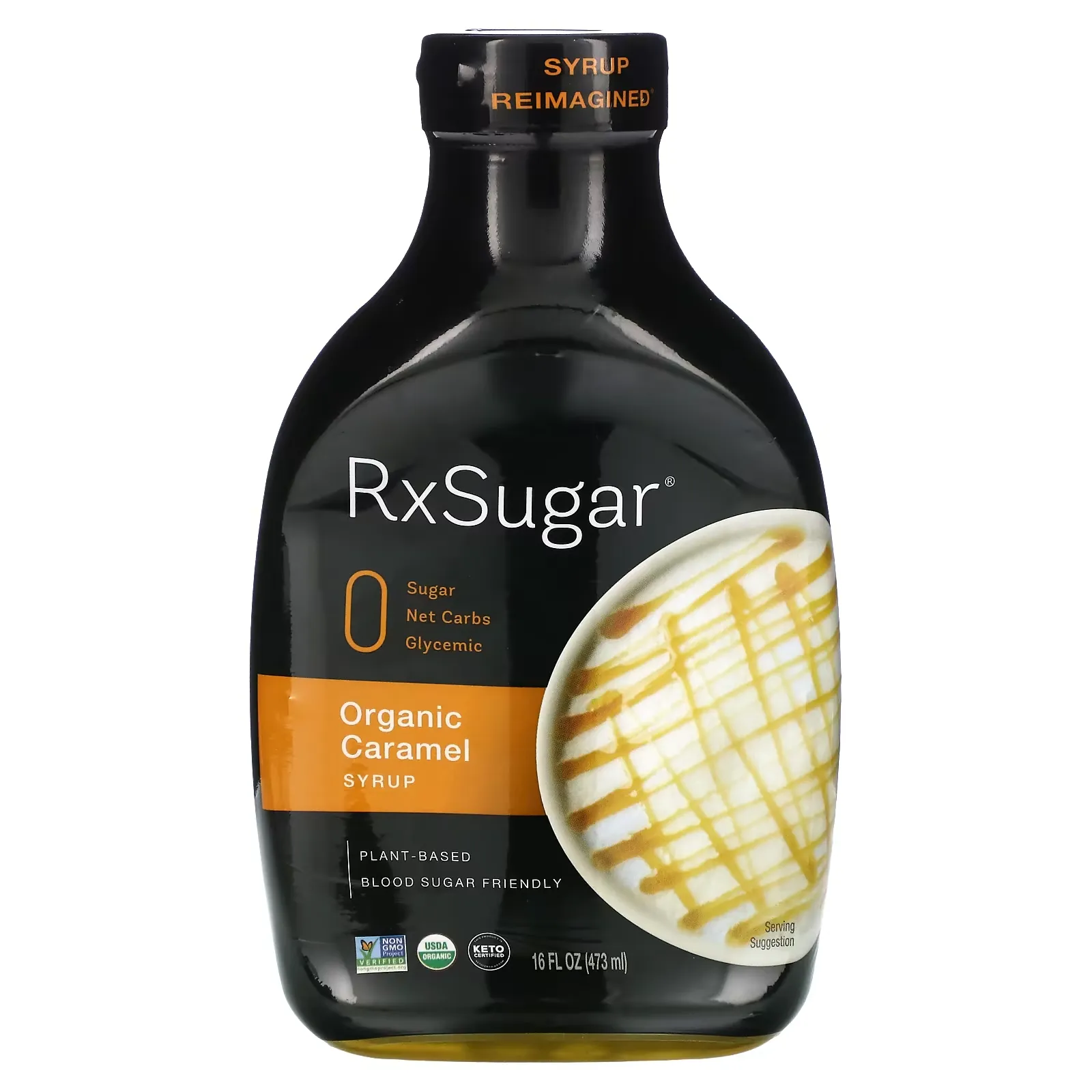 Organic Caramel Syrup, 16 fl oz (473 ml)