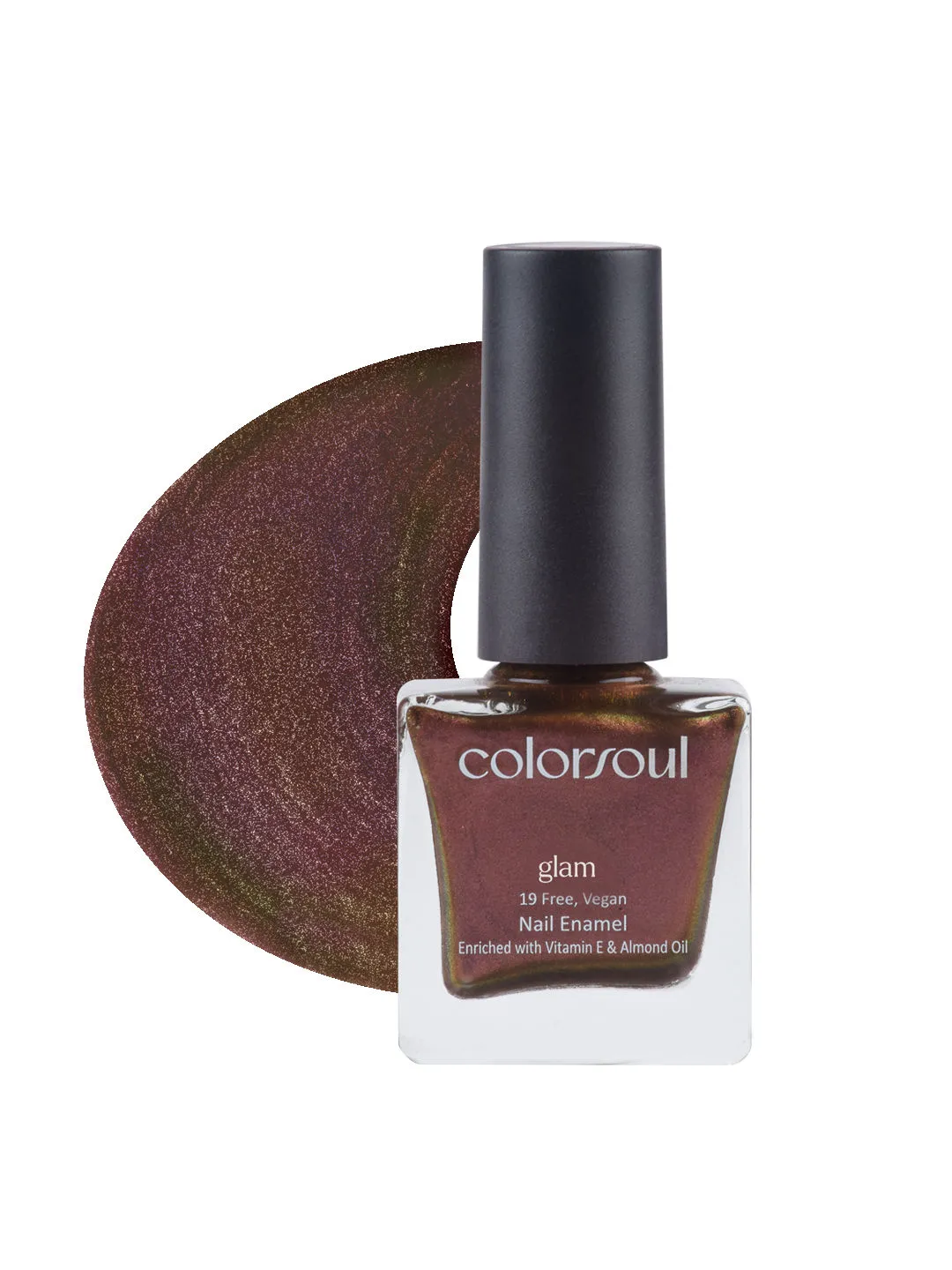 ColorSoul Glam Nail Enamel - Chocolate Flare