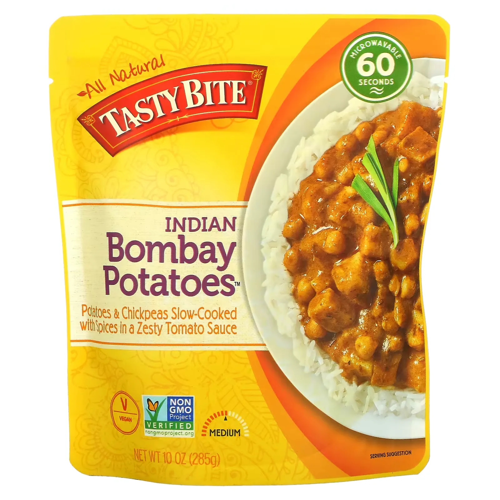 Indian Bombay Potatoes, Medium, 10 oz (285 g)