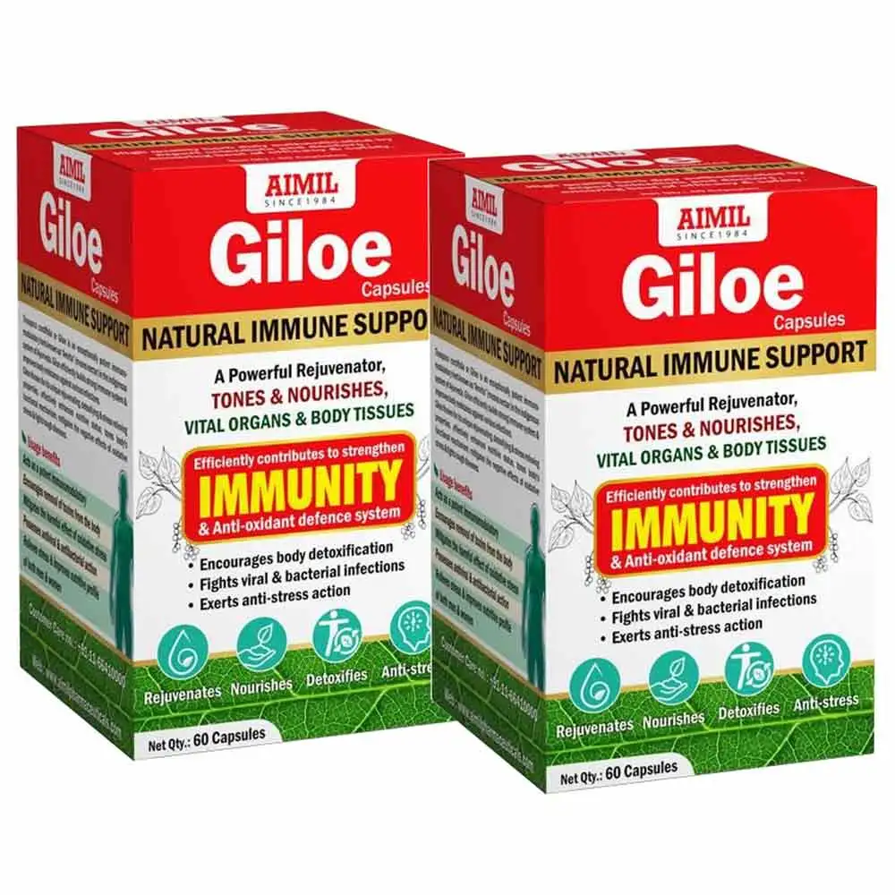 Aimil Giloe (Pack of 2),  60 capsules