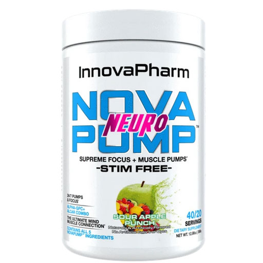 Novapump Neuro - Sour Apple Punch - 20 Servings