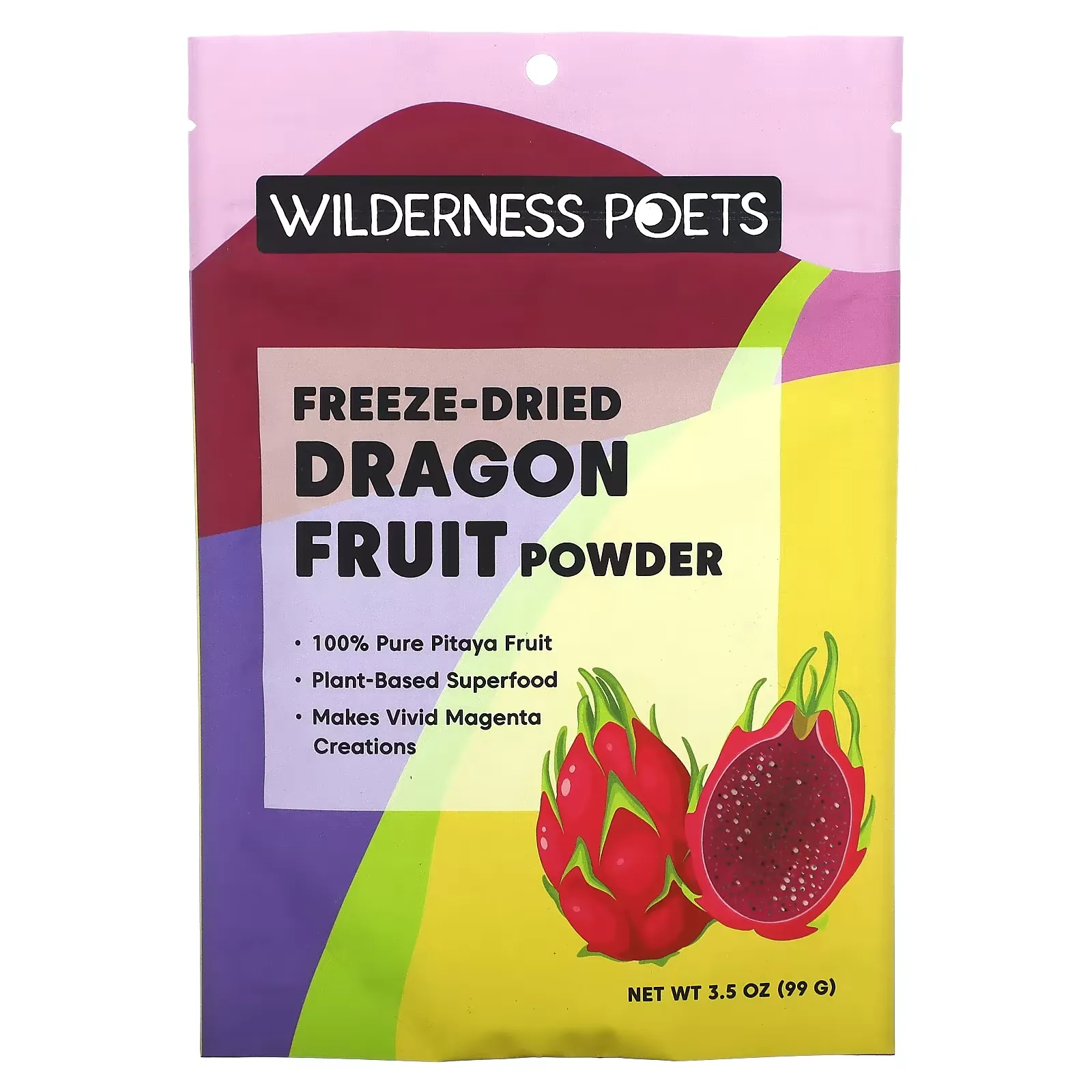 Freeze Dried Dragon Fruit Powder, 3.5 oz (99 g)