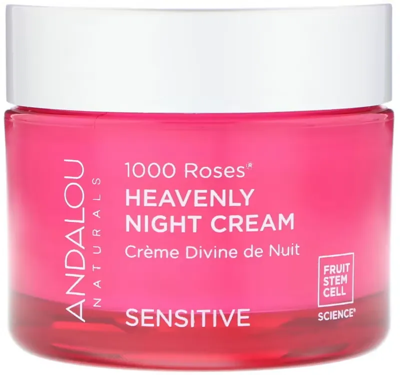 1000 Roses, Heavenly Night Cream, Sensitive, 1.7 fl oz (50 ml)