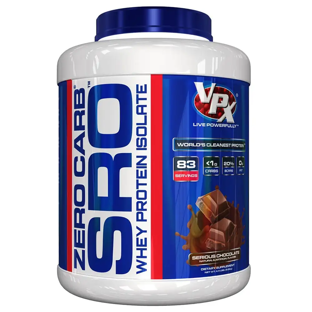 VPX Zero Carb SRO Whey Protein Isolate,  4.4 lb  Serious Chocolate