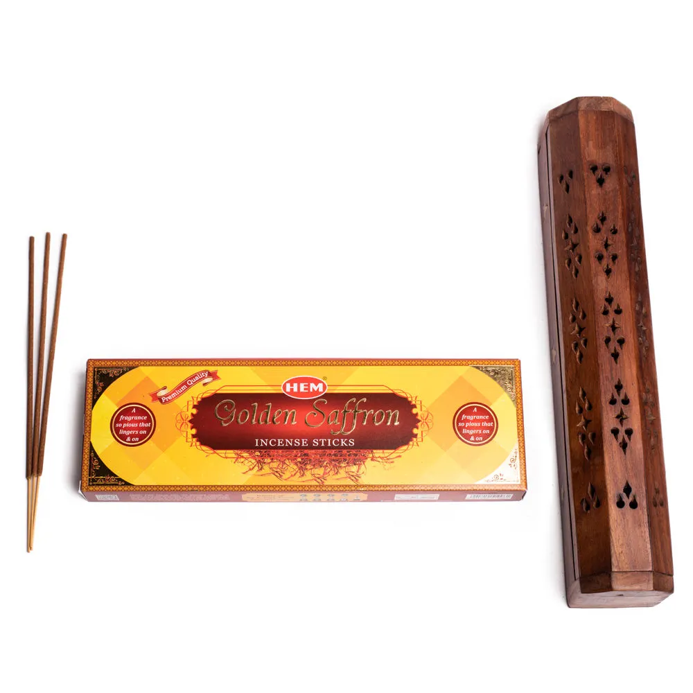 Hem Golden Saffaron Incense Sticks