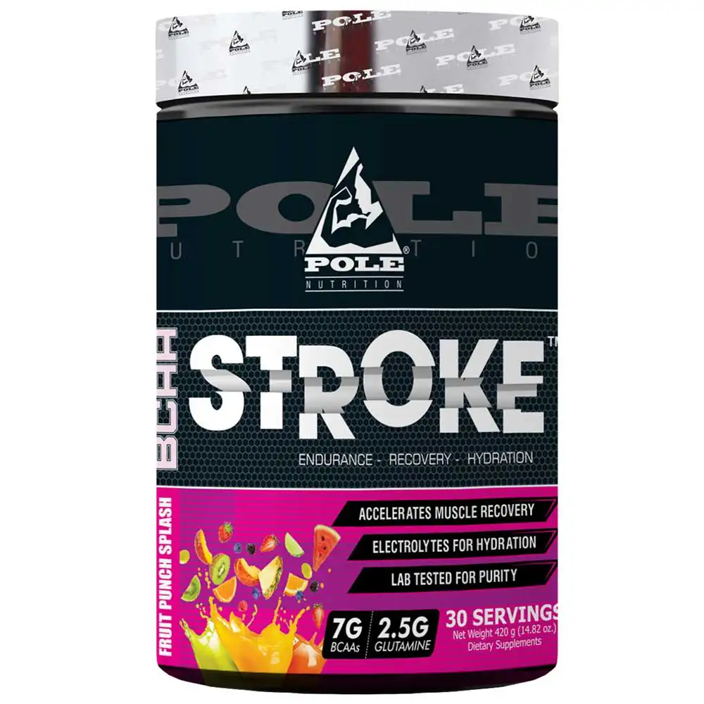 Pole Nutrition BCAA Stroke,  0.93 lb  30 Servings  Fruit Punch Splash