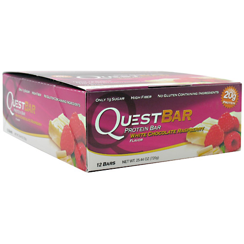 Quest Bars, White Chocolate Raspberry 12/Box by Quest Nutrition