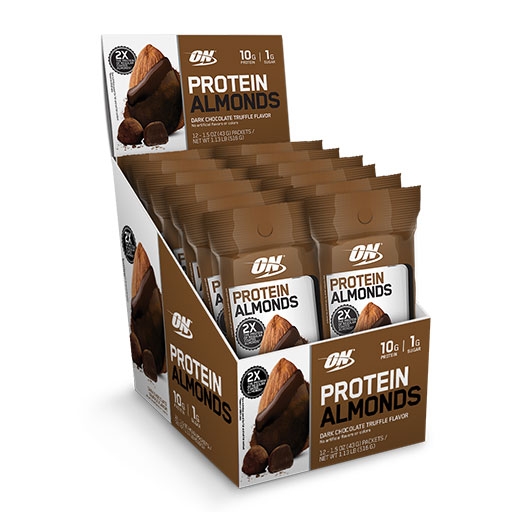 Protein Almonds - Dark Chocolate Truffle - 12/Box