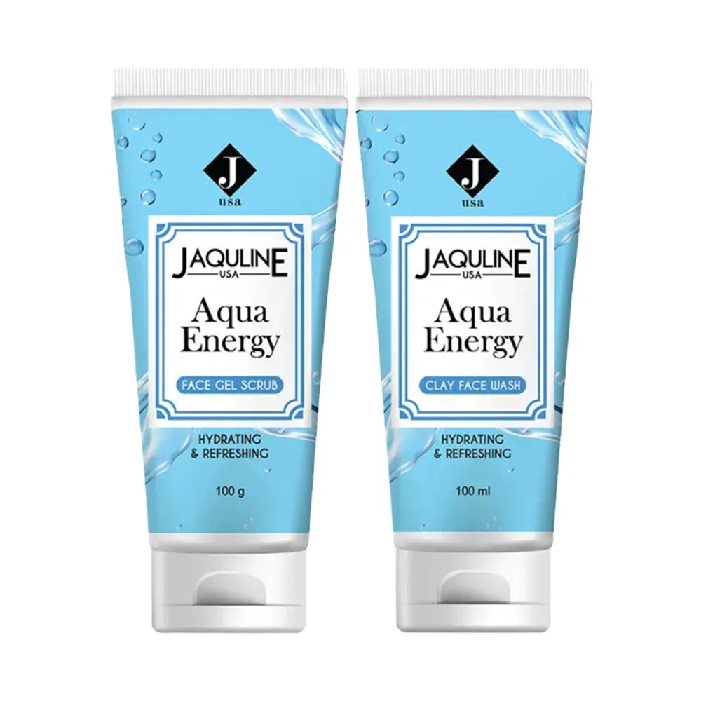 Jaquline USA Aqua Energy Face Scrub + Face Wash