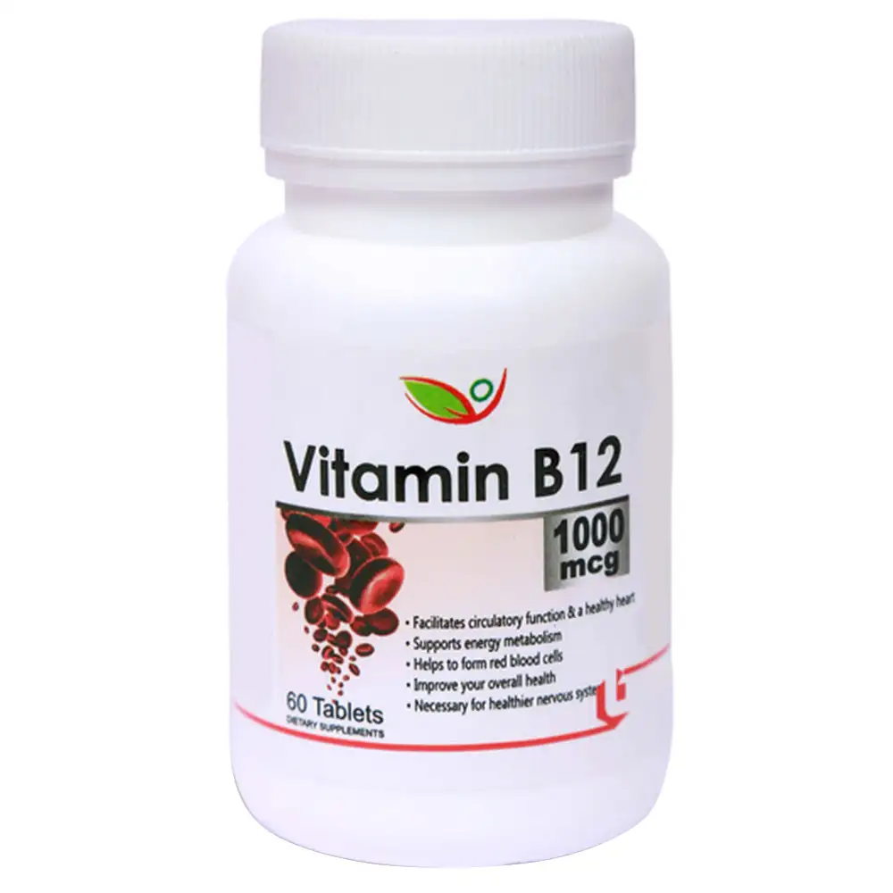 Biotrex Vitamin B12 (1000 mcg),  60 tablet(s)  Unflavoured