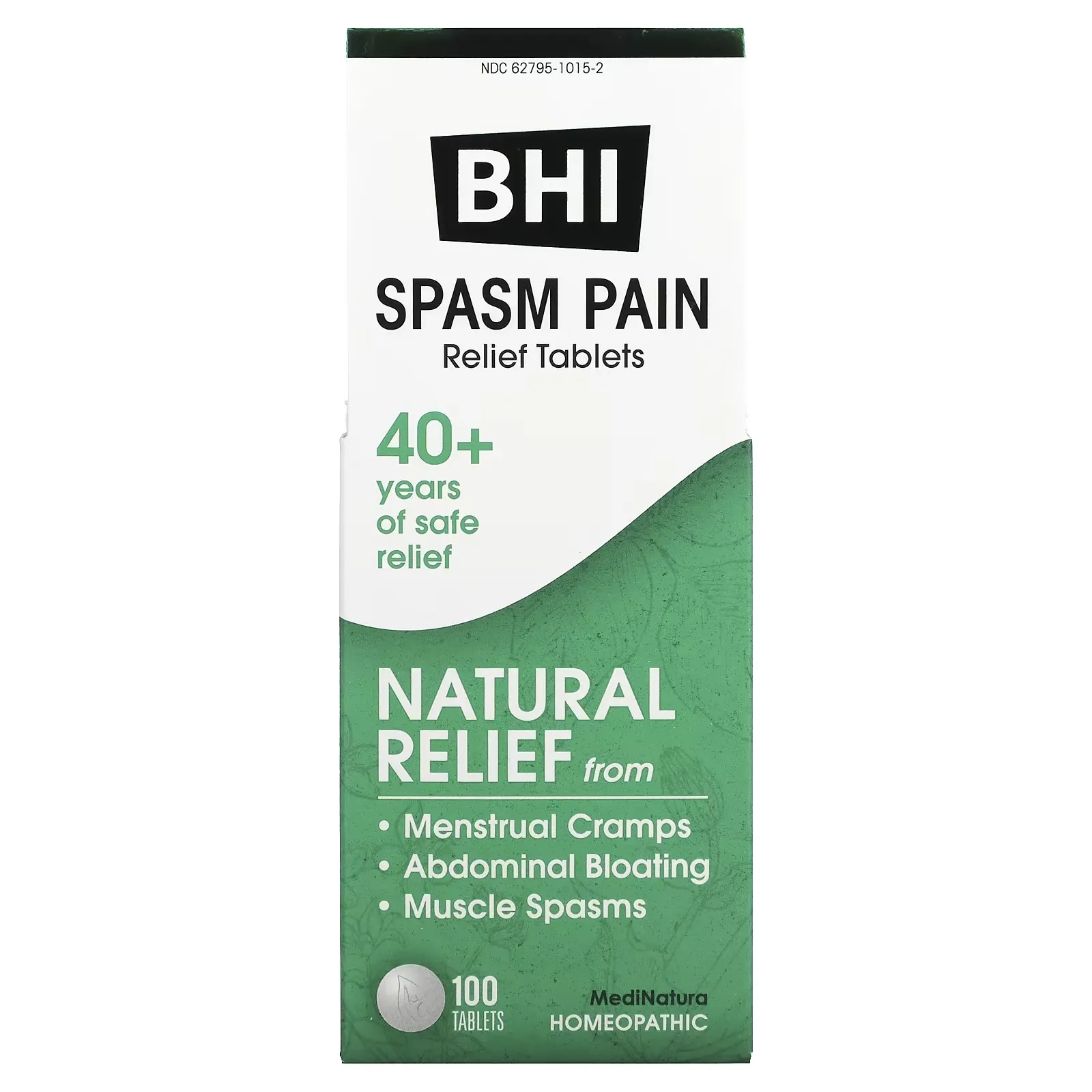 BHI, Spasm Pain, 100 Tablets