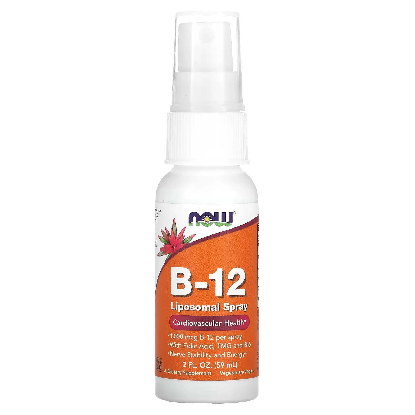 B-12 Liposomal Spray, 1,000 mcg, 2 fl oz (59 ml)