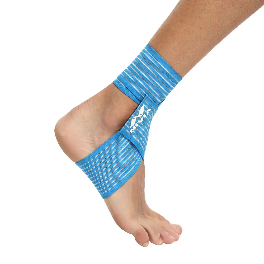 Nivia Orthopedic Compression Ankle Wraps,  Sky Blue  Free Size