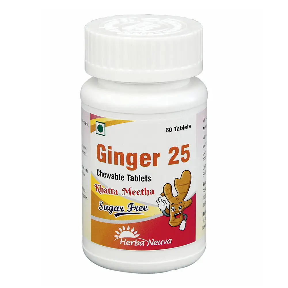 Herba Neuva Ginger 25,  60 tablet(s)