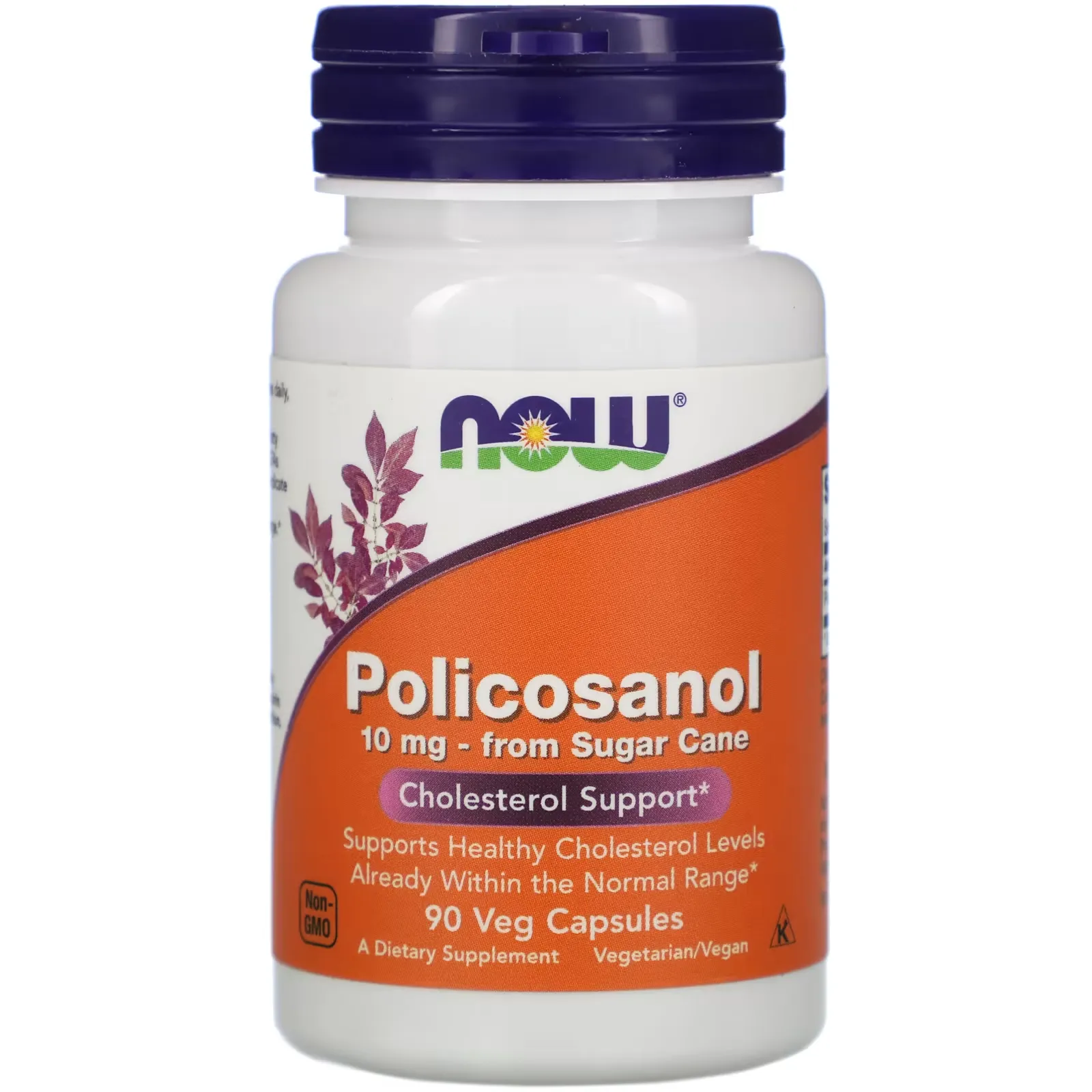 Policosanol, 10 mg, 90 Veg Capsules