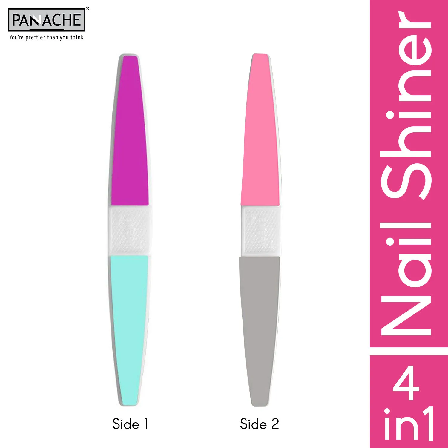 Panache Nail Shiner 4 IN 1 (Color May Vary)