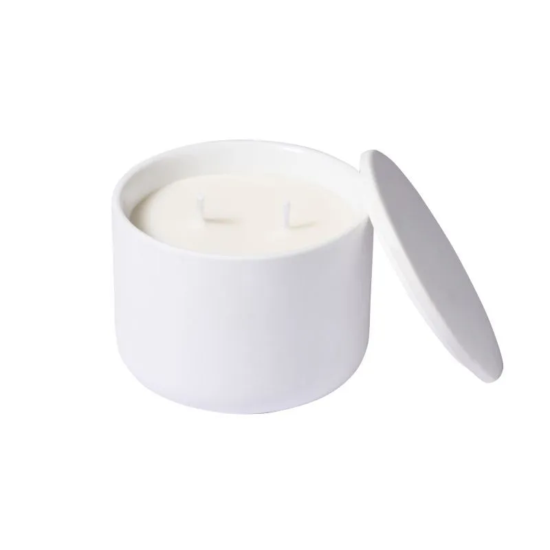 MyMuse Spark Wick Ceramic Candle - Amber Vanilla