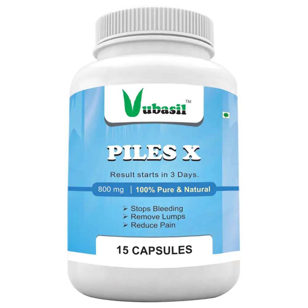 Vubasil Piles X - 800 mg,  15 capsules