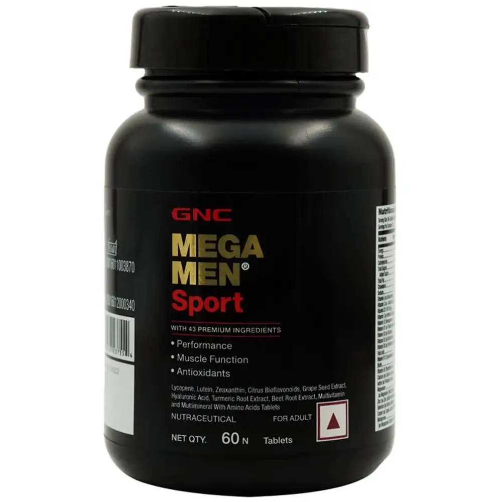 GNC Mega Men Sport,  60 tablet(s)  Unflavoured