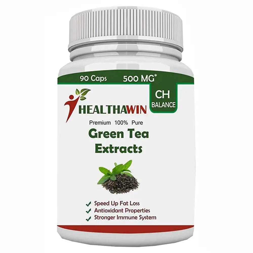 Healthawin Green Tea Extract,  90 capsules  Natural