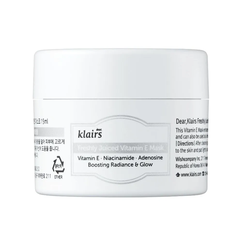 Klairs Freshly Juiced Vitamin E Mask