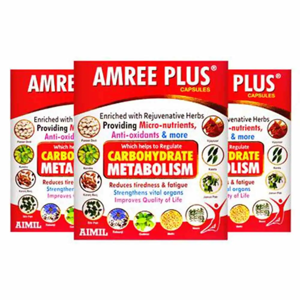 Aimil Amree Plus (Pack of 3),  20 capsules