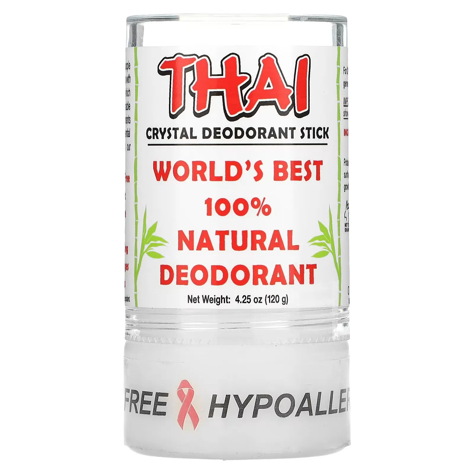 Thai Crystal Deodorant Stick, 4.25 oz (120 g)