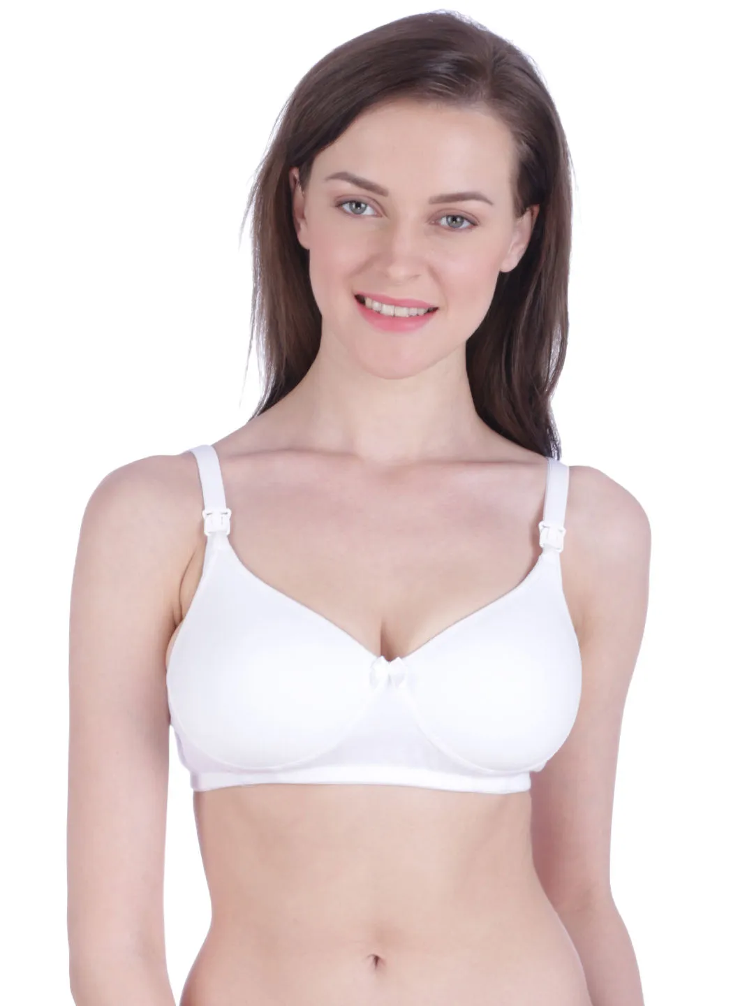 Bralux Padded Blossam Feeding Bra - White (36C)