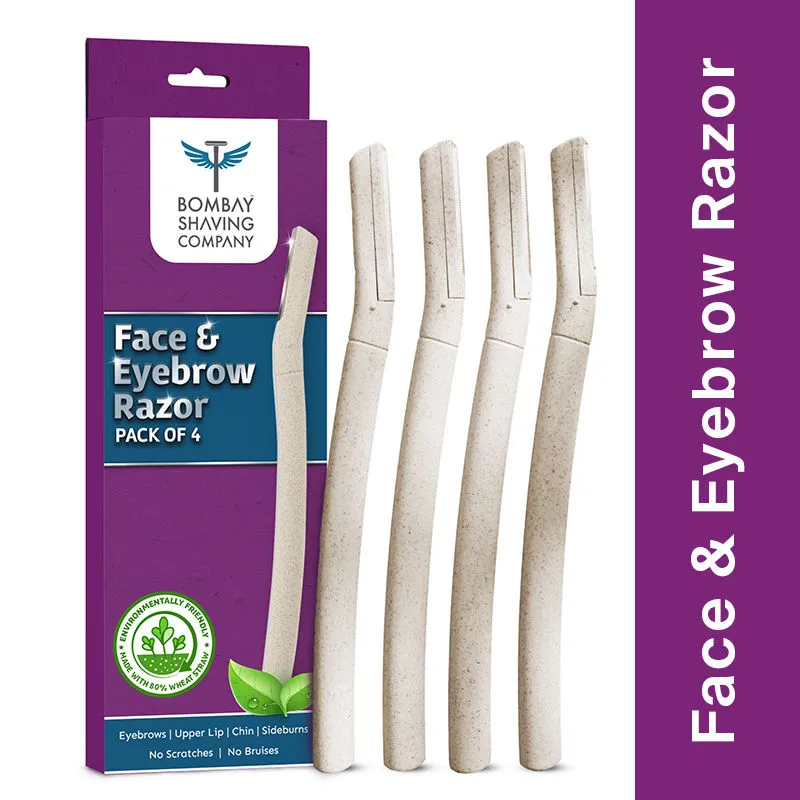 Bombae Face & Eyebrow Razor (Pack Of 4)