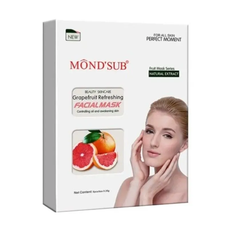 Mond'Sub Grapefruit Refreshing Facial Mask (Pack Of 2)