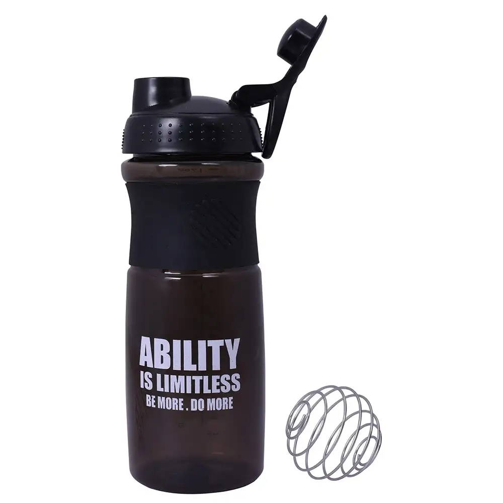 GHC Shaker Bottle,  with Steel Ball Black  750 ml