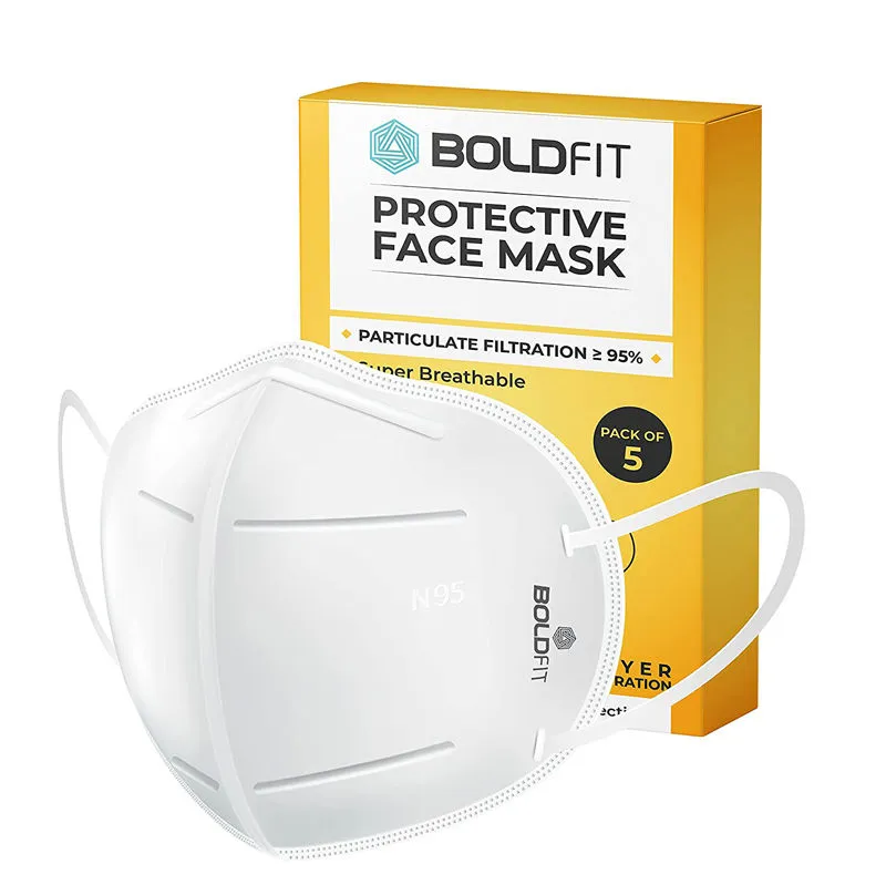 Boldfit N95 Face Mask (Pack Of 5)