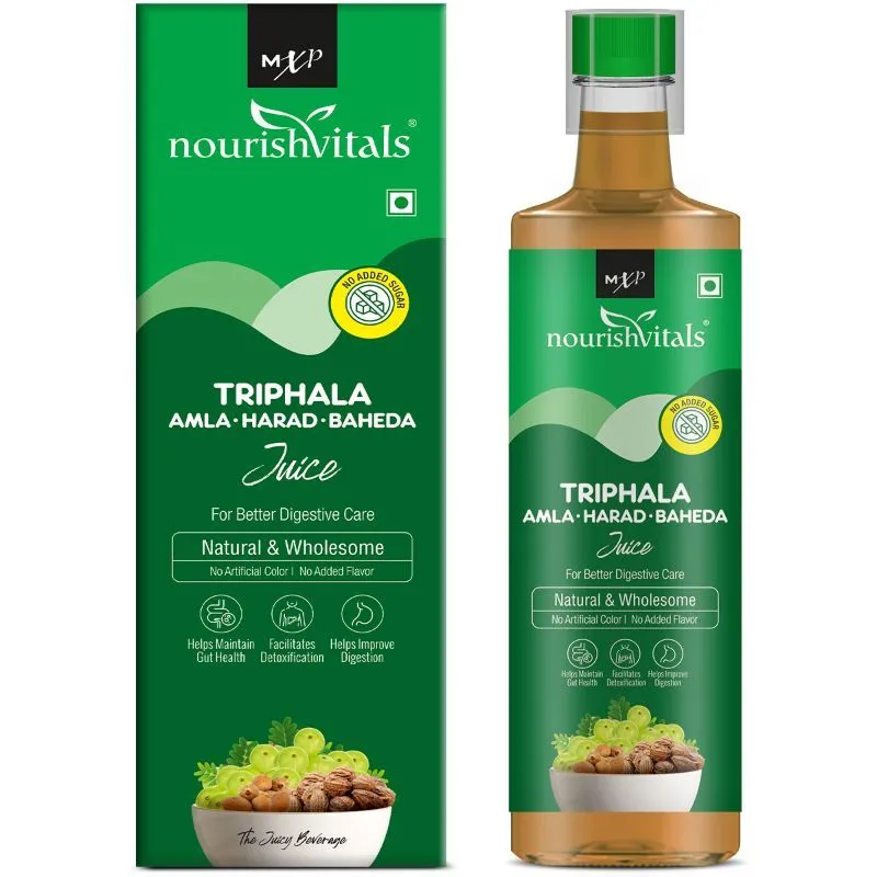 Nourish Vitals Triphala - Amla, Harad, Baheda Juice