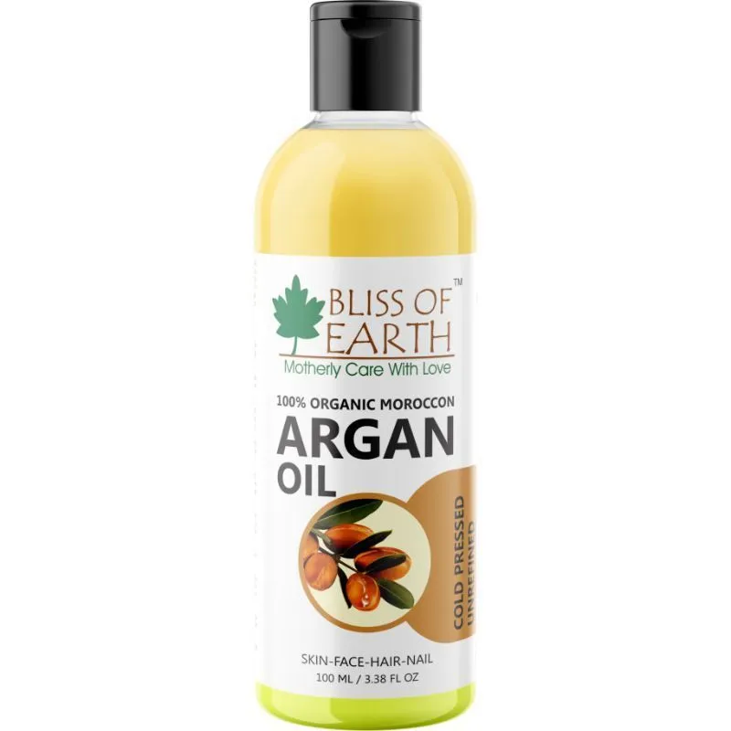 Bliss Of Earth 100% Pure Organic Moroccan Argan Oil