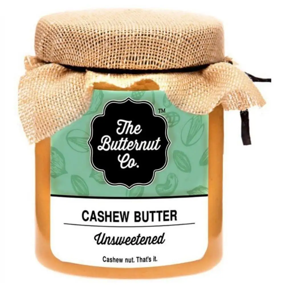 The Butternut Co. Unsweetened Cashew Butter,  Unflavoured  0.2 kg