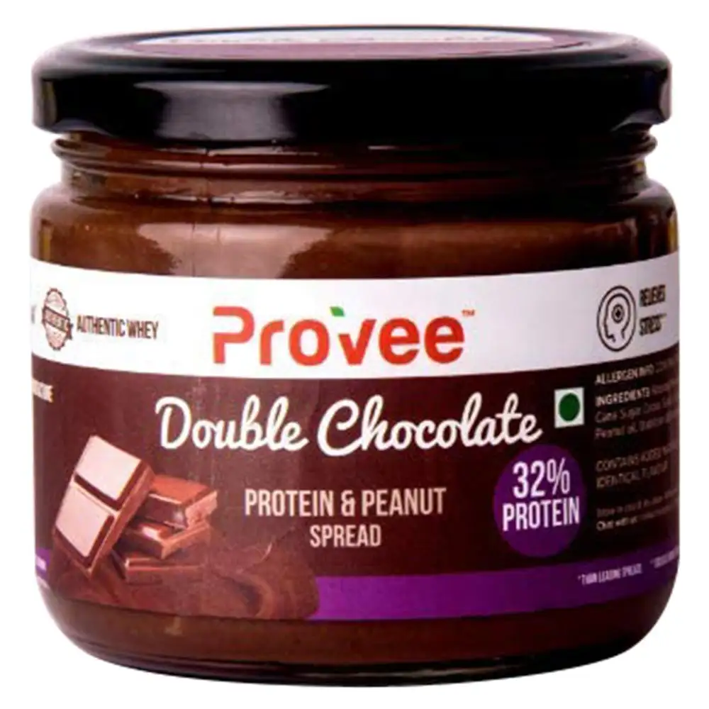 Provee Protein and Peanut Spread,  0.270 kg  Double Chocolate