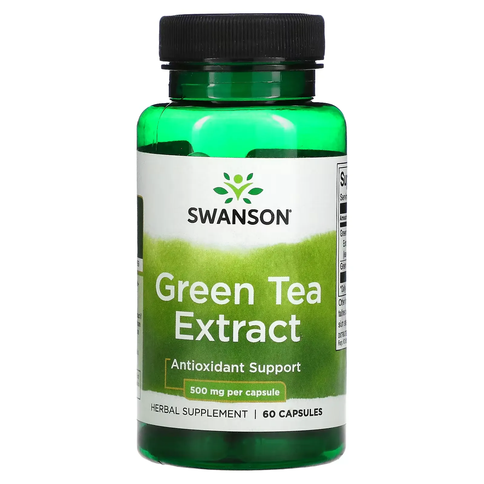 Green Tea Extract, 500 mg, 60 Capsules