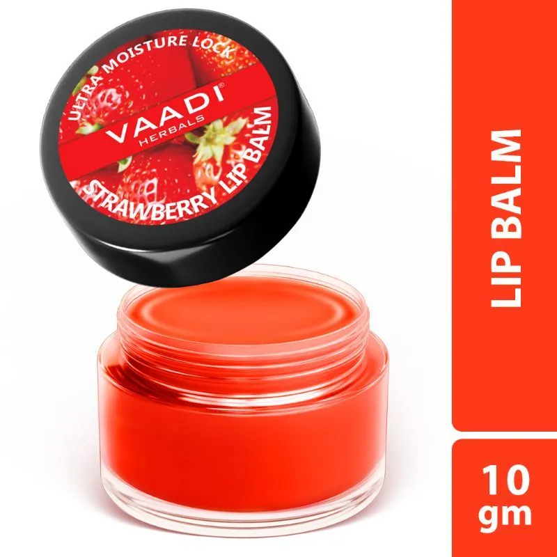 Vaadi Herbals Lip Balm - Strawberry & Honey