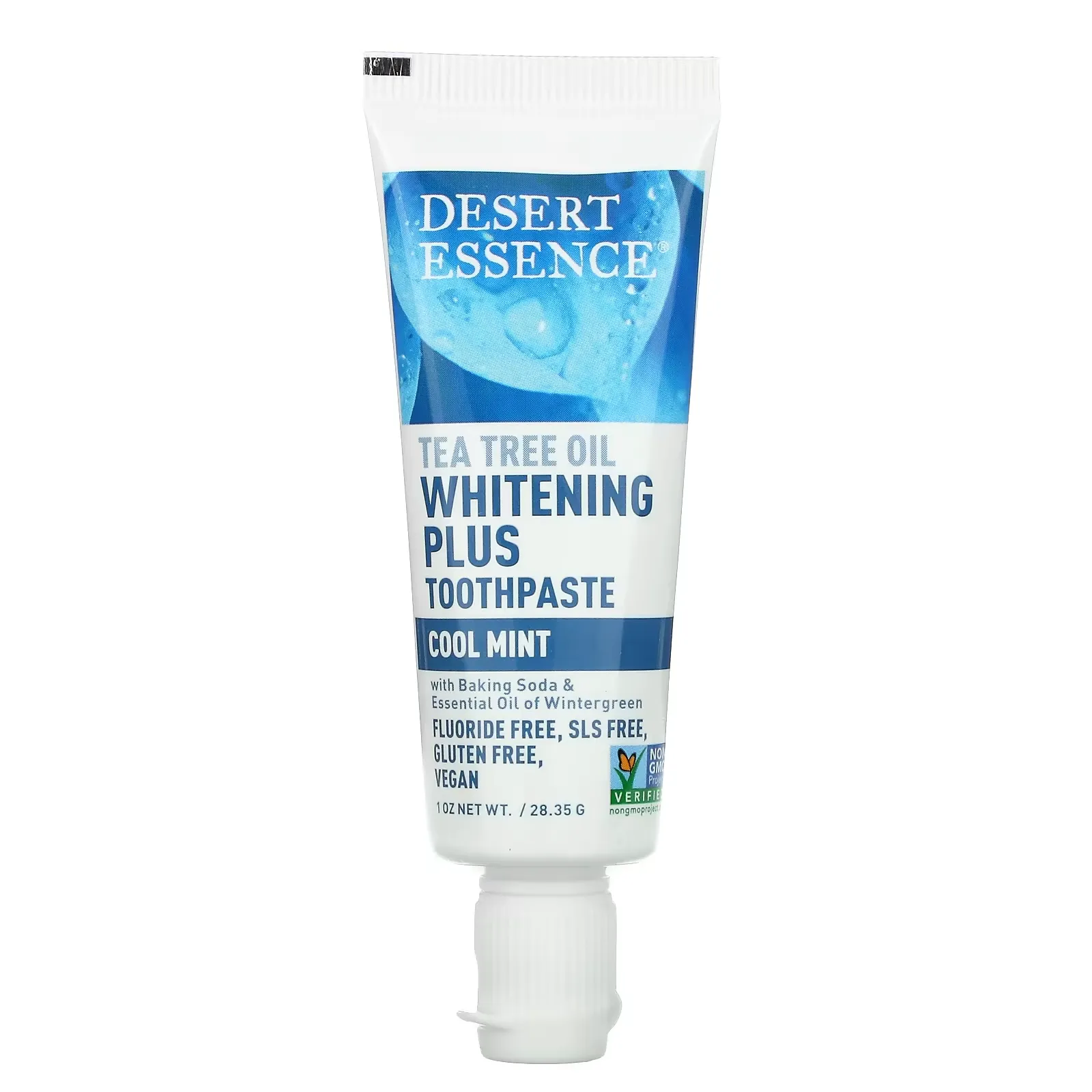 Tea Tree Oil Whitening Plus Toothpaste, Cool Mint, 1 oz (28.35 g)