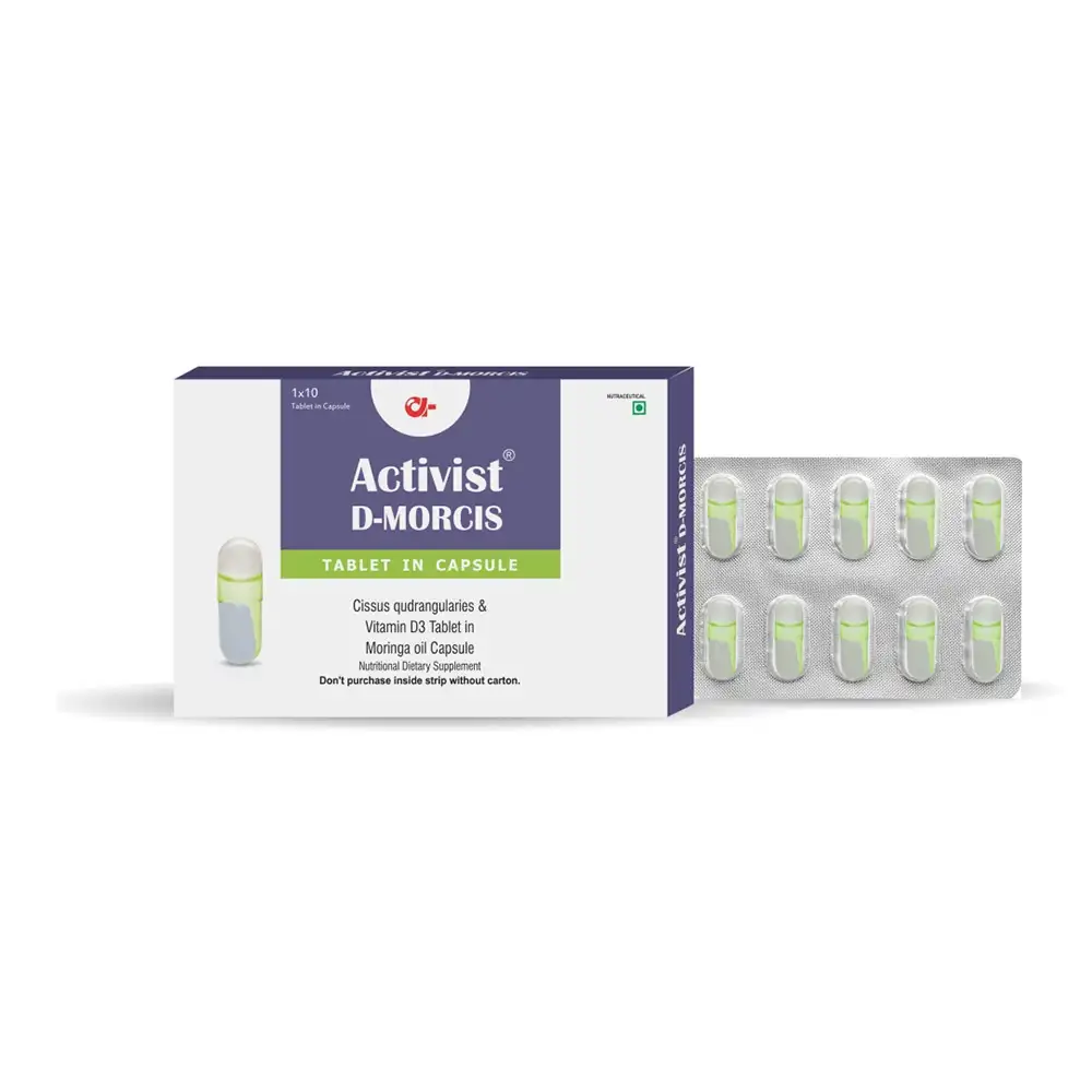 Activist D-Morcis,  10 tablet(s)  Unflavoured (Pack of 3)