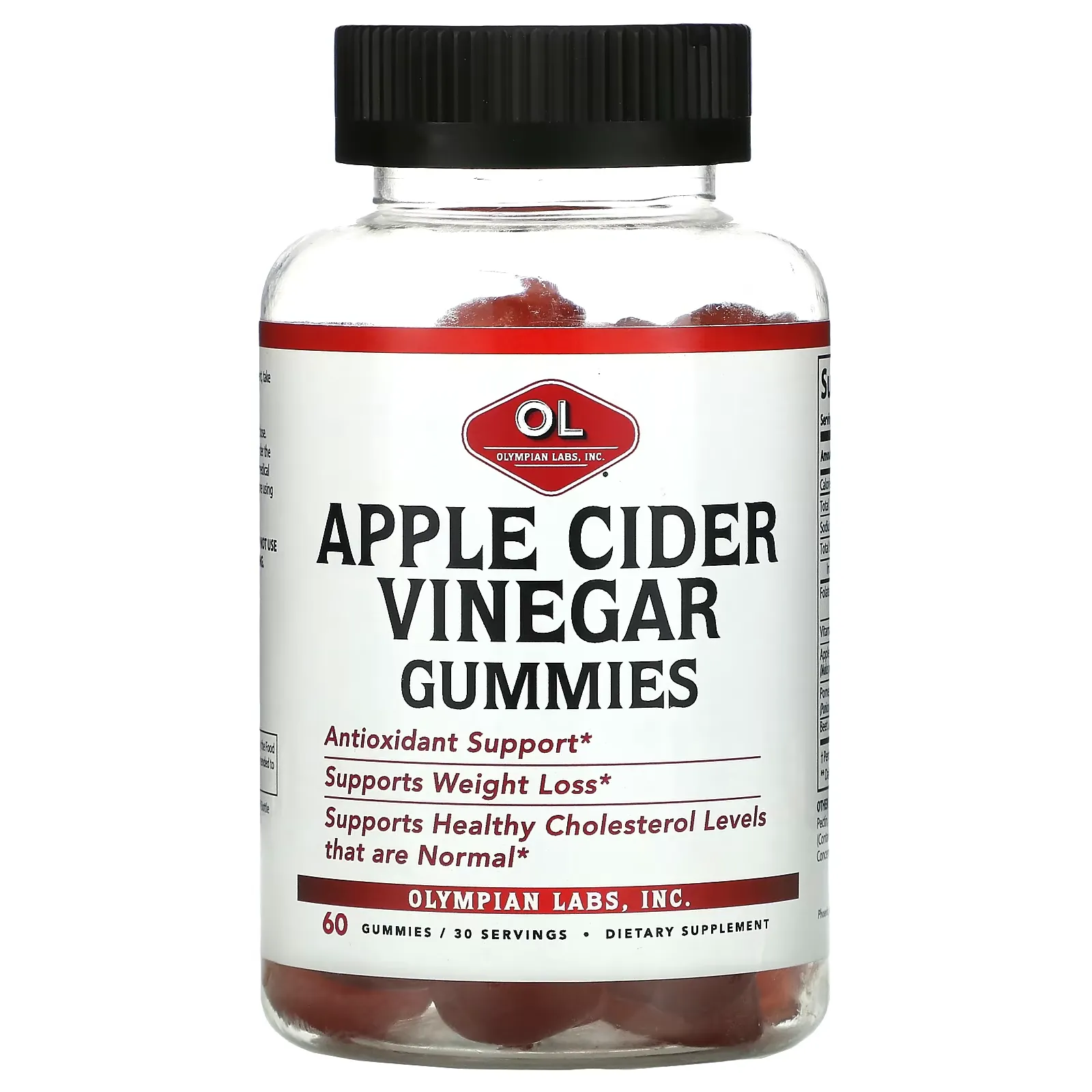 Apple Cider Vinegar Gummies, 60 Gummies