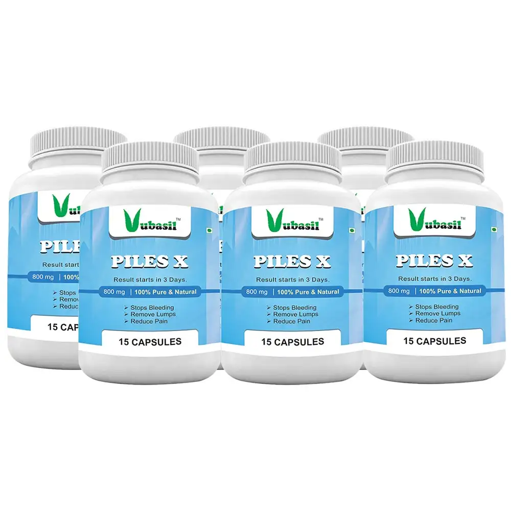 Vubasil Piles X - 800 mg,  90 capsules