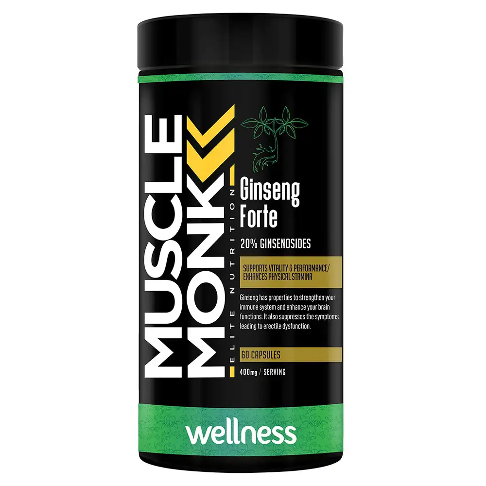 MuscleMonk Ginseng,  60 capsules